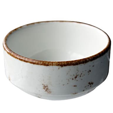 Vertex China LTW-4S 4-1/2" Terra White Bouillon Bowl