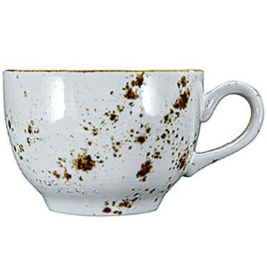 Vertex China LTW-1 London 8 Ounce Terra White Cup