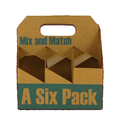 Inno-Pak 96554618 Stock Print Cardboard Beer Carrier