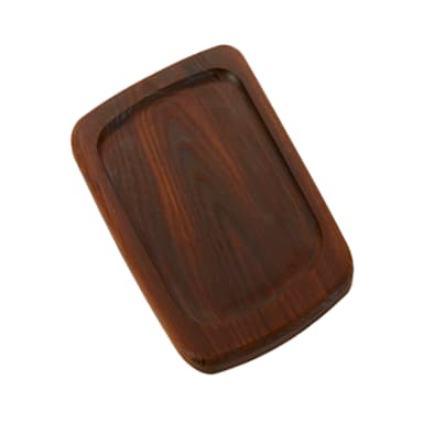 American Metalcraft AWB147 Rimmed Ash Wood 14 x 7" Board