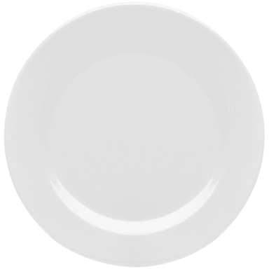 Elite Global Solutions D1075PL-W Merced White 10.75" Plate - 6 / CS
