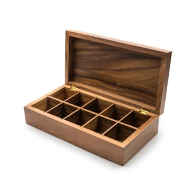 Ironwood Gourmet 28142 Acacia Wood 14.75" x 7.75" Tea Box
