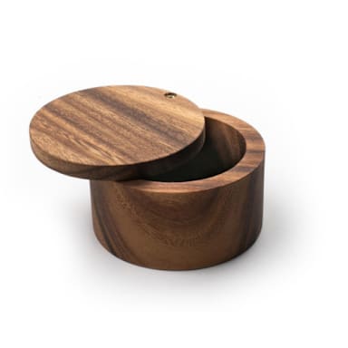 Ironwood Gourmet 28221 Acacia Wood 4" Salt Cellar