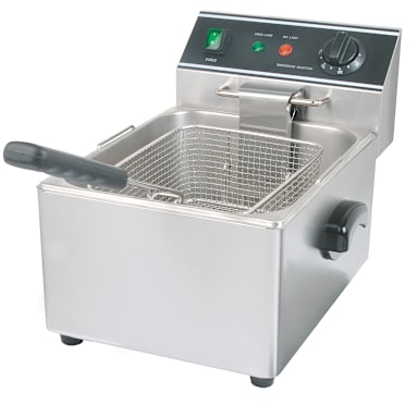 Darling Foodservice S/S Electric Single Pot 10 Lb Countertop Fryer