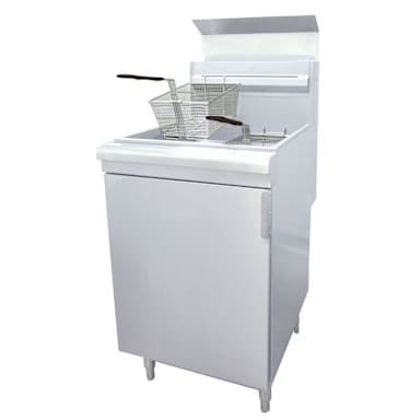 Darling Foodservice S/S Natural Gas 65-70 Lb. Floor Model Fryer