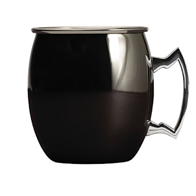 Arcoroc FK492 Black S/S 16 Oz. Moscow Mule Mug