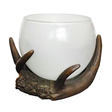 The Amazing Flameless Candle 820242-02 Antler Candle Vase - 6 / CS