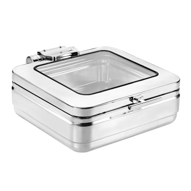 Worthy, Noble & Kent 5370S553 Diva 6.75 Quart Square Induction Chafer