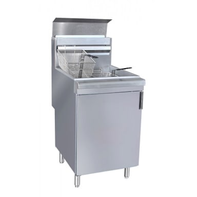 Darling Foodservice S/S 65-70 Pound LPG Deep Floor Fryer
