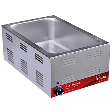 BOLDER Full Size 12" X 20" Electric Countertop 1200W Food Warmer