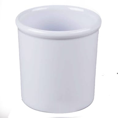 Cal-Mil 1950-16-15 White 16 Ounce Melamine Crock - 4 / CS