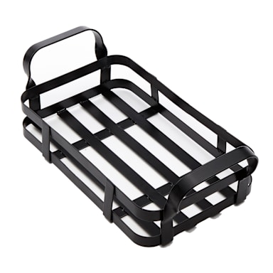 American Metalcraft BWC9 Black Rectangular Condiment Caddy Rack