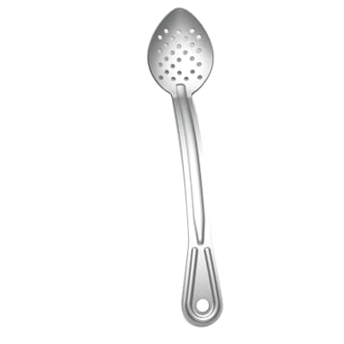 Browne Foodservice 4776 Renaissance Perforated Curved Serving Spoon