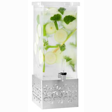 Rosseto LD163 Iris™ Acrylic 4 Gallon Beverage Dispenser