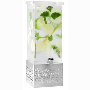 Rosseto LD161 Iris™ Acrylic 2 Gallon Beverage Dispenser