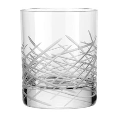 Libbey 9034/69477 Modernist Crosshatch 9 Ounce Rocks Glass