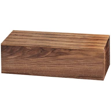Cal-Mil 166-7-78 Mid-Century 20 x 7 x 7" Walnut Riser