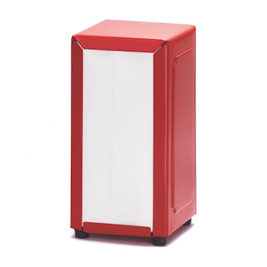 TableCraft 2211 Red Full Size Napkin Dispenser - Dozen