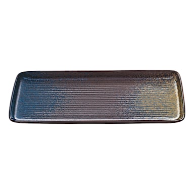 Playground 701213691000351 Sea 14.25 x 6.25" Deep Platter - 2 / CS