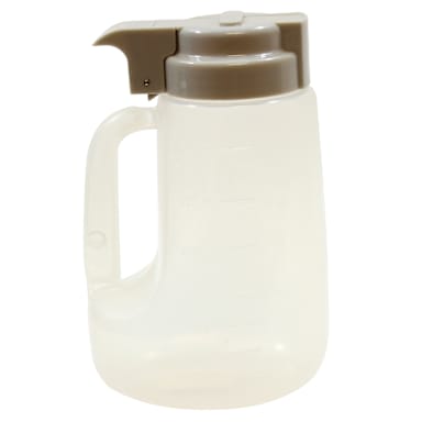 TableCraft PP32G 32 Oz. Option™ Dispenser with Gray Lid