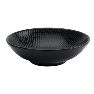 1880 Hospitality L6250000751 Luzerne Urban Black 35 Oz Round Bowl - 12/CS