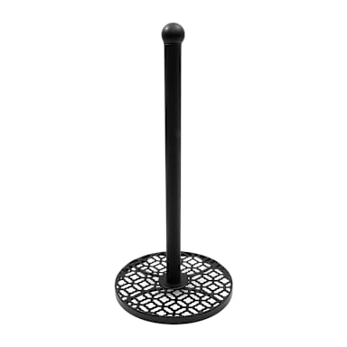 TableCraft HPT135BK Farmhouse Black Paper Towel Holder