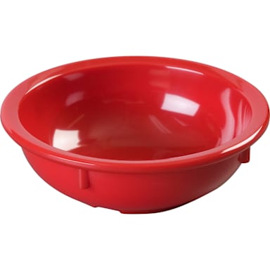 Carlisle KL11805 Kingline Red 10 Ounce Nappie Bowl