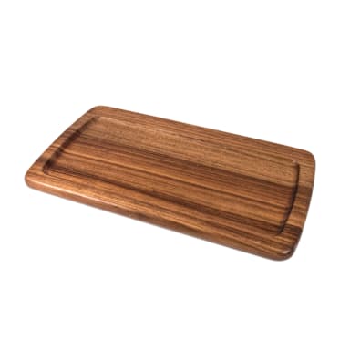 On The Table 122 Acacia Wood 14" x 8" Medium Plate