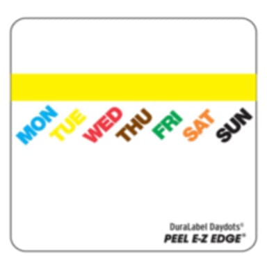 Darling Foodservice 2 x 2" White Thermal Prep Label Roll - 2 / PK