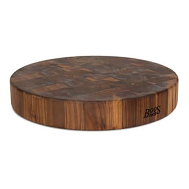 John Boos WAL-CCB183-R Walnut 18" Round Chopping Block