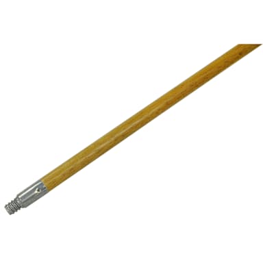 Rubbermaid FG636400LAC Threaded Metal Tip Wood 60 In Broom Handle
