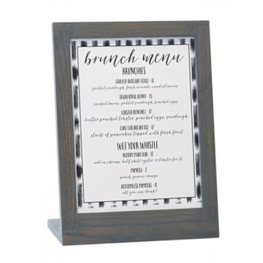 Cal-Mil 3825-46-83 Ashwood 4" x 6" Card Holder