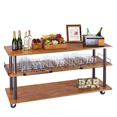 Cal-Mil 3698-6-84 Sierra 72 x24 x44" U-Build Cart