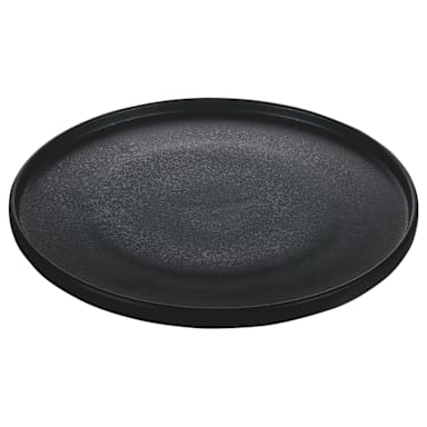 Playground 701122791021090 Nara Black 10.63" Plate - 6 / CS