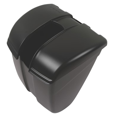 San Jamar SI2000BK Saf-T-Ice® Black Scoop Caddy
