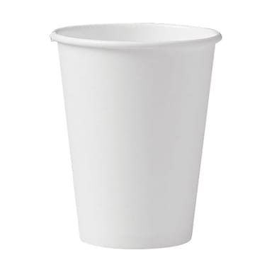 Solo 412WN-2050 White 12 Ounce Paper Hot Cup - 1000 / CS