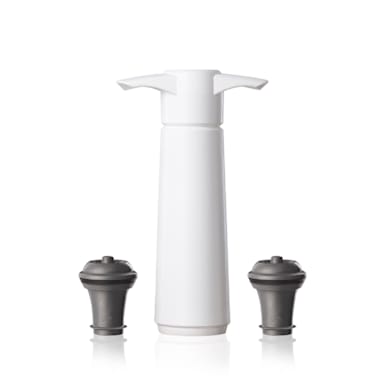 Vacu Vin 09812606 Gift Boxed Wine Saver Pump Set with 2 Stoppers