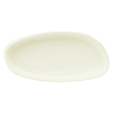 Schonwald 9382233 WellCome White 15 x 6.25" Oval Tray - 6 / CS