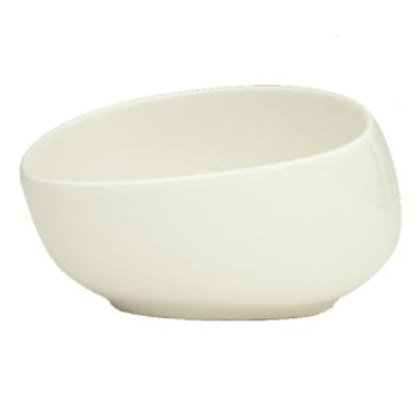 Schonwald 9383163 WellCome White 11 Ounce Free Form Bowl - 6 / CS