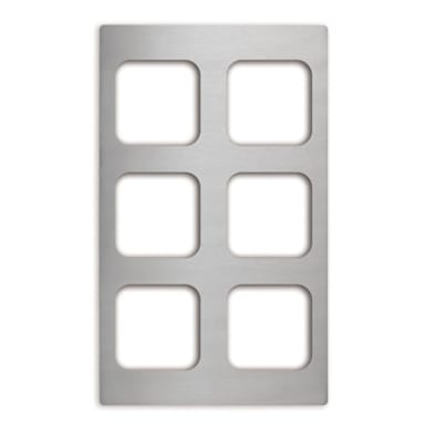 Vollrath 8244314 Miramar® S/S Six Cutout Pan Adapter Plate