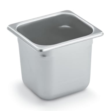 Vollrath® S06066 1/6 Size x 6"D Flat Corner Steam Table Pan