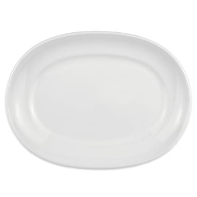 Homer Laughlin 122410000 RE-21 White 12" Oval Platter
