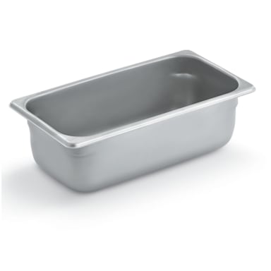 Vollrath S12064 Flat Corner 1/3 Size x 4"D Food Pan