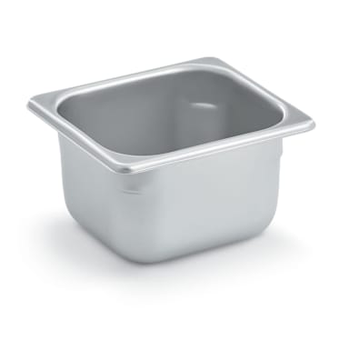 Vollrath S06064 Flat Corner 1/6 Size x 4"D Food Pan