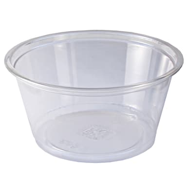 Fabri-Kal® 9501008 Alur 5 Ounce Plastic Deli Container - 1000 / CS