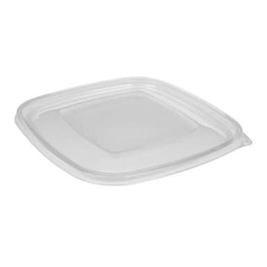 Sabert® 51800B300 Clear Lid for 24-48 Oz. Square Bowls