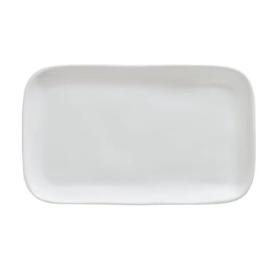 American Metalcraft CP12CL Crave 12 x 7.13 In. Cloud Melamine Platter