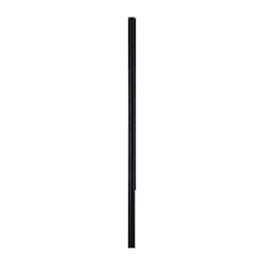 Hoffmaster 600197 Unwrapped 7.75" Black Paper Straw - 4800 / CS