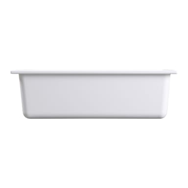 EGS B13125-W Modern American 1/3 Size x 3.75"D White Food Pan