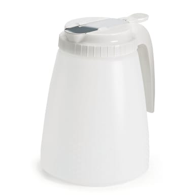 TableCraft 748W 48 Oz. Dispenser with White Top